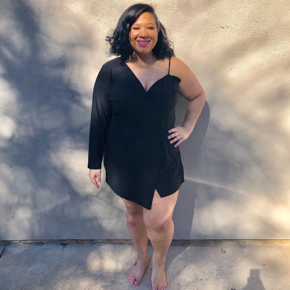 Black Plus Size Romper